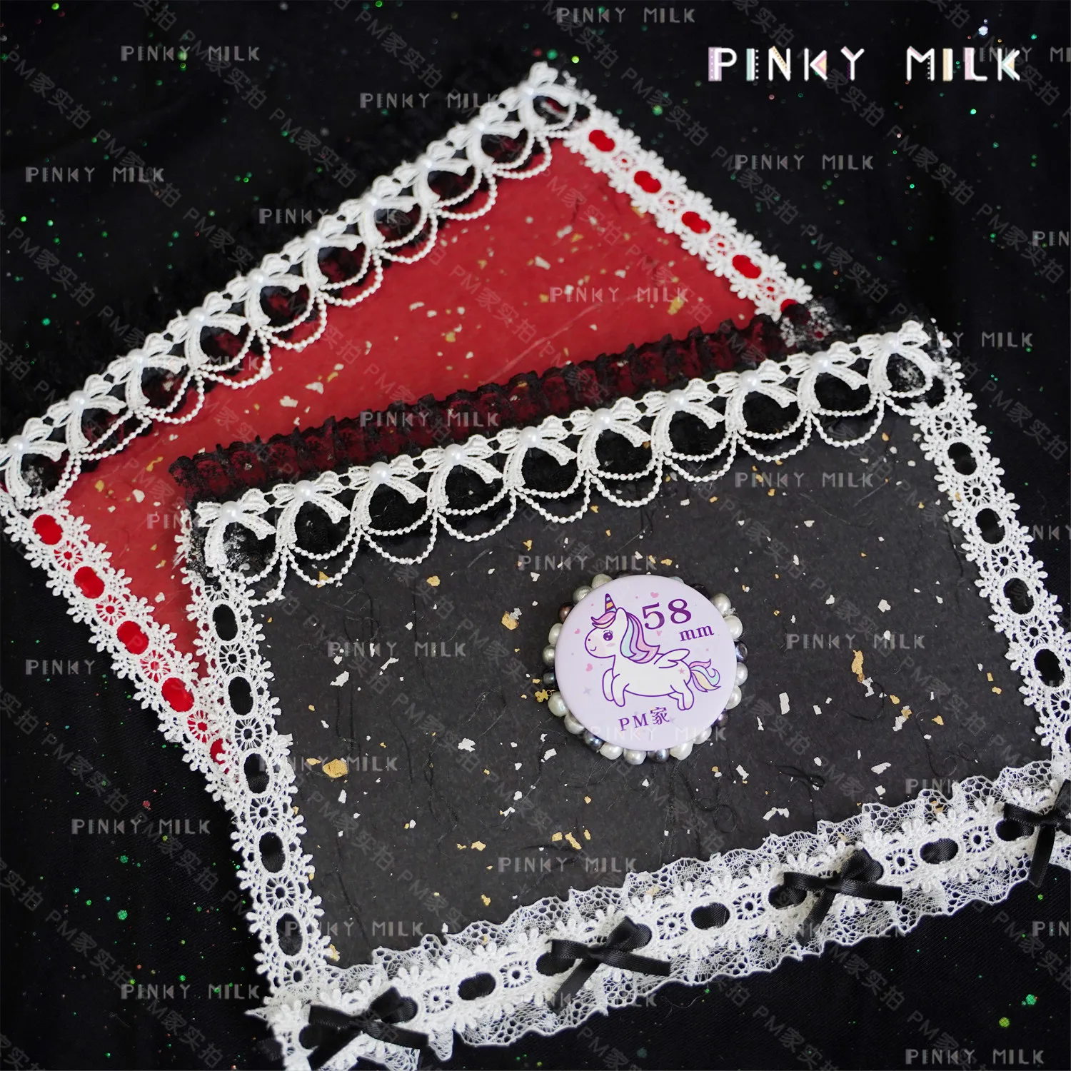 Pain Board Finished Product Shot Gu Mei Lta Bag DIY Material Binding Board Bar Small Card Custom Decorative Props