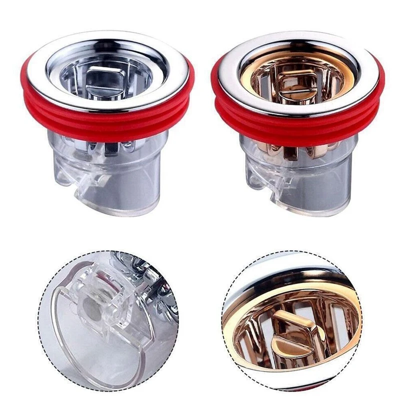 Deodorante a prova di odore a prova di insetto in ABS con nucleo di scarico a pavimento per lavabo da 33-45Mm