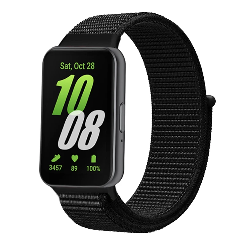 Schutzhülle + Nylonbänder für Samsung Galaxy Fit 3, Armband-Zubehör, atmungsaktives, verstellbares Ersatz-Sportarmband, Correa Galaxy Fit 3. – Detail 1