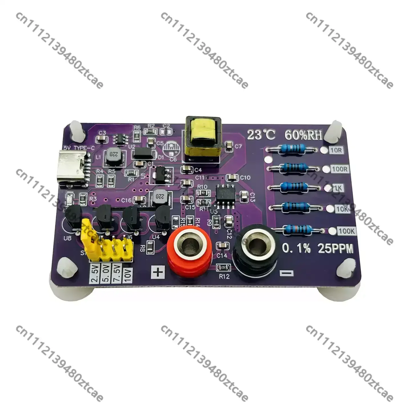Four Output Voltage Reference Board AD585S 2.5V 5V 7.5V 10V Precision Reference Module For Digital Multimeter Calibration Test