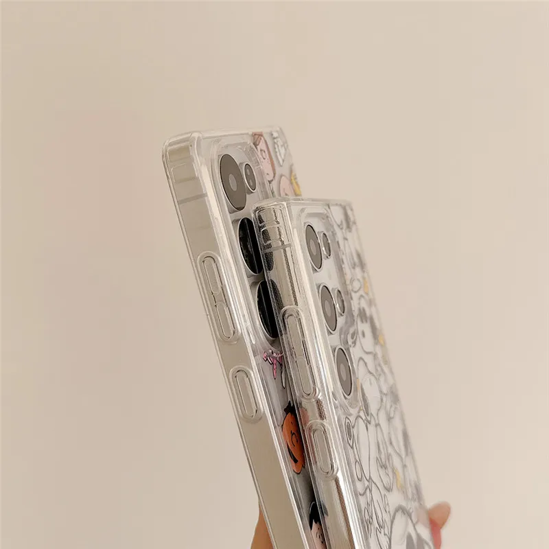 سنوبي النظارات الشمسية الحال بالنسبة لسامسونج غالاكسي S23 S24 S25 الترا زائد FE A A15 A35 A55 A16 A26 A36 A56 Magsafe المغناطيسي غطاء