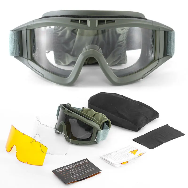 

Military Fan Windproof Explosion-proof Desert Locust Goggles Goggles Tactical Shooting CS Equipment Riding Motorcycle Goggles