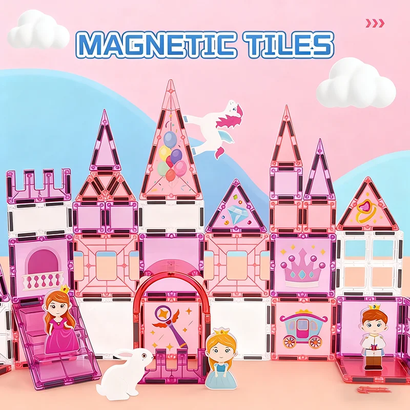 

Креативный красочный магнитный лист для окна, сделай сам, принцесса, пожаротушение, полицейская тема, магнитный блок, сращивание, игрушка-головоломка, подарок для ребенка