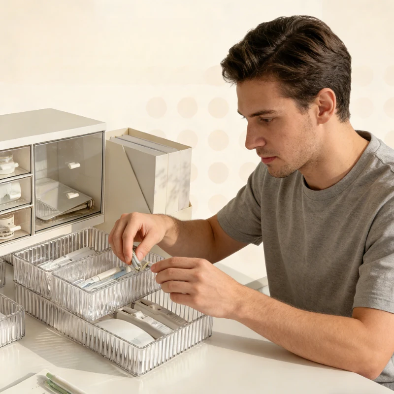 7Pcs Stackable Acry…