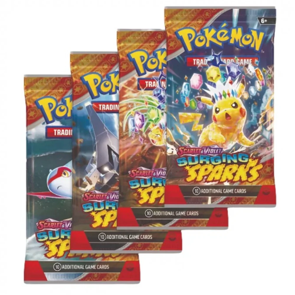 Pokemon Card Obsidian Flames Surging Sparks Scarlet & Violet Booster Box Trading Card Game Battle Energy Collection Cards Toys
