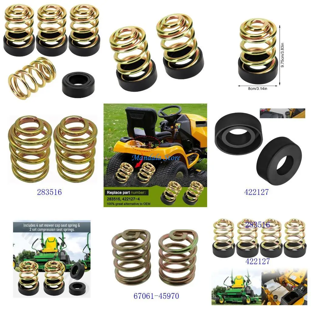 

U2JC Precisions Compression Spring Collar for Mower Durability Stainless