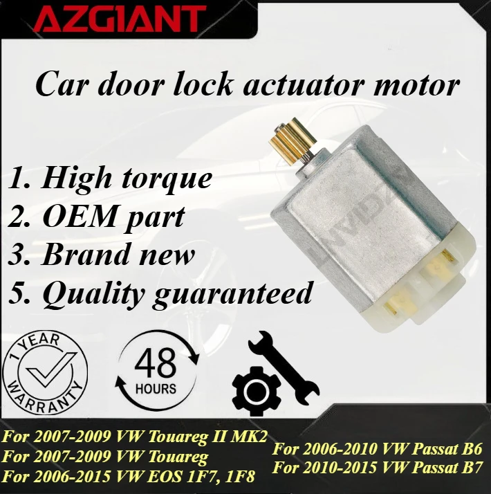 

For VW Touareg II MK2 2007-2009/Passat B6 2006-2010/EOS 1F7, 1F8 2006-2015 Car door lock actuator motor High-quality parts OEM