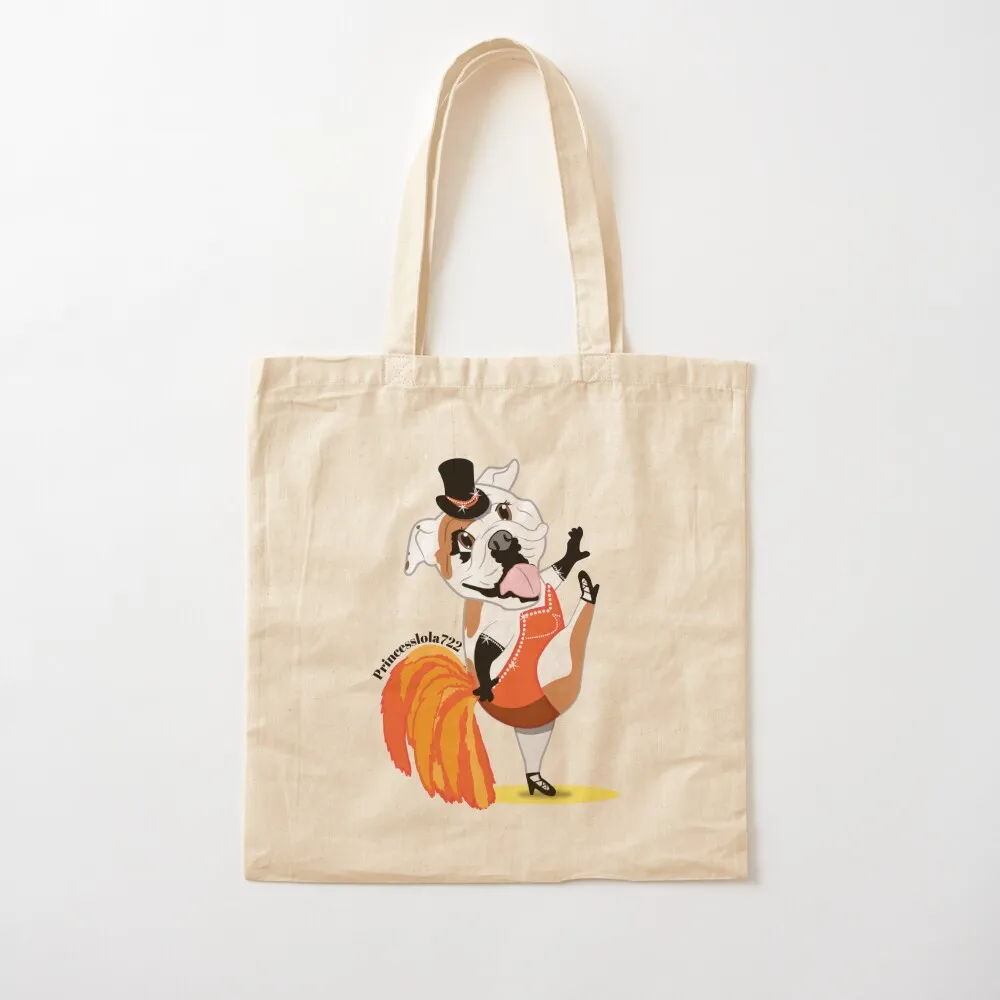 Dancing Lola Tote Bag woman shopping bag custom bags sac pour femme tote bag men's Canvas Tote