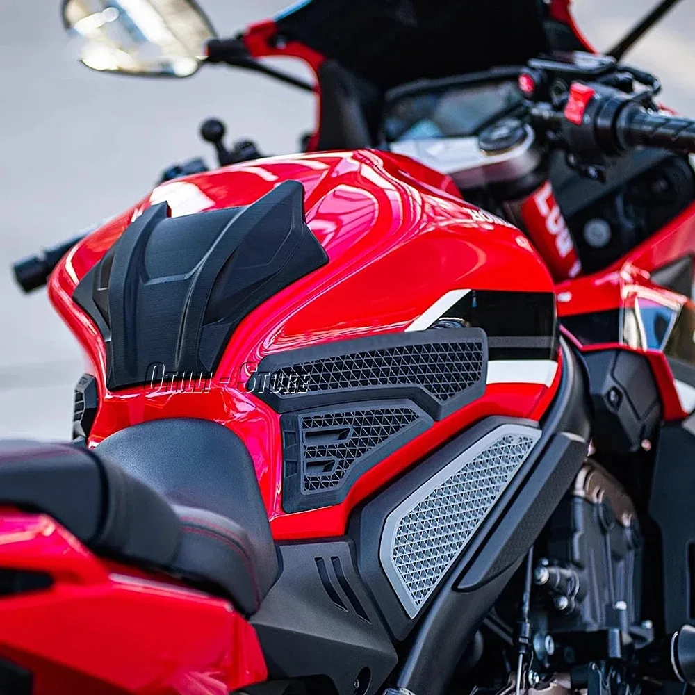 جديد منصات خزان الوقود CBR650R CBR 650R دراجة نارية الملحقات لهوندا CB650R خزان الوقود منصات الأوسط ملصقات حامي مائي #3