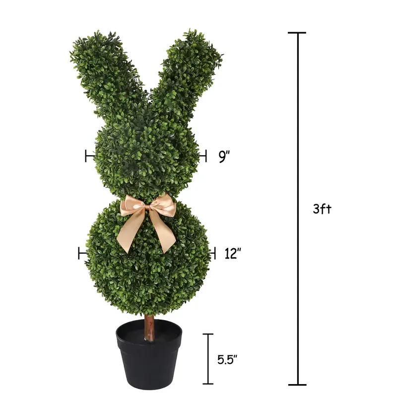 Garden Home Ornaments Animal Topiary Ornamental Outdoor Big Artificial Plants for All