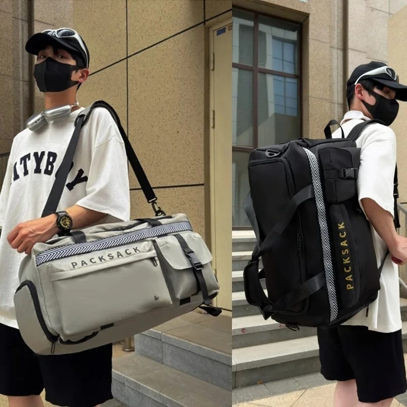 Dry and Wet Separation Sports Fitness Yoga Bag Short Trip Large Capacity Hand Shoulder Luggage view 2