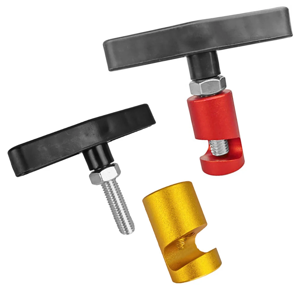 Anti-clamping Device Red Gold Car Hood Lift Bar Anti-clamping Device For Secure Support Rod Clips Safe Maintenance Tool