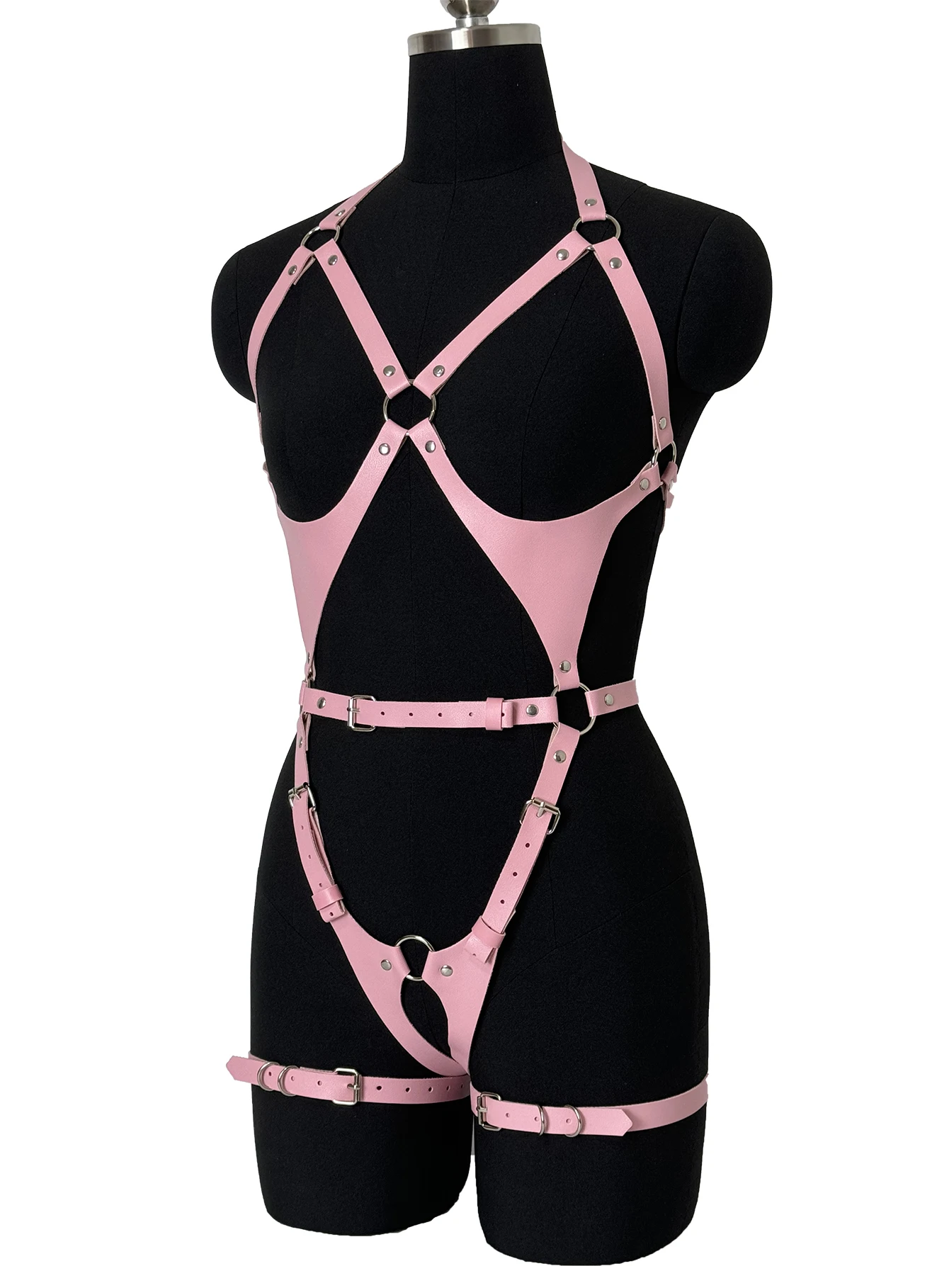 Набор из 3 предметов, женский модный цельный плотный ремень, регулируемый сексуальный ремень для украшения тела, милый ремень для связывания, аксессуары для праздничной одежды