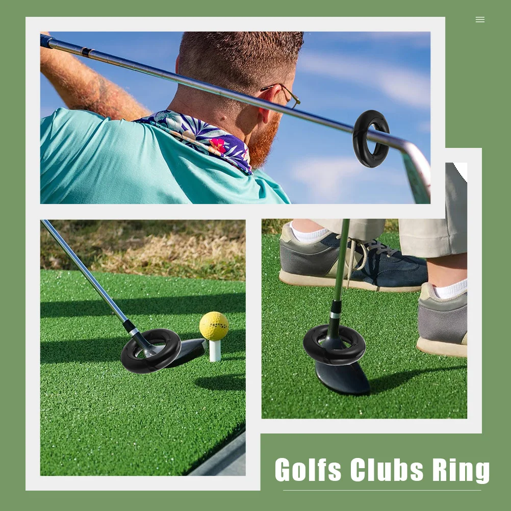 

2pcs Golf Swing Weight Ring Professional Warm- For Flexibility Strength Control Portable Round Weighted Ring For Woods