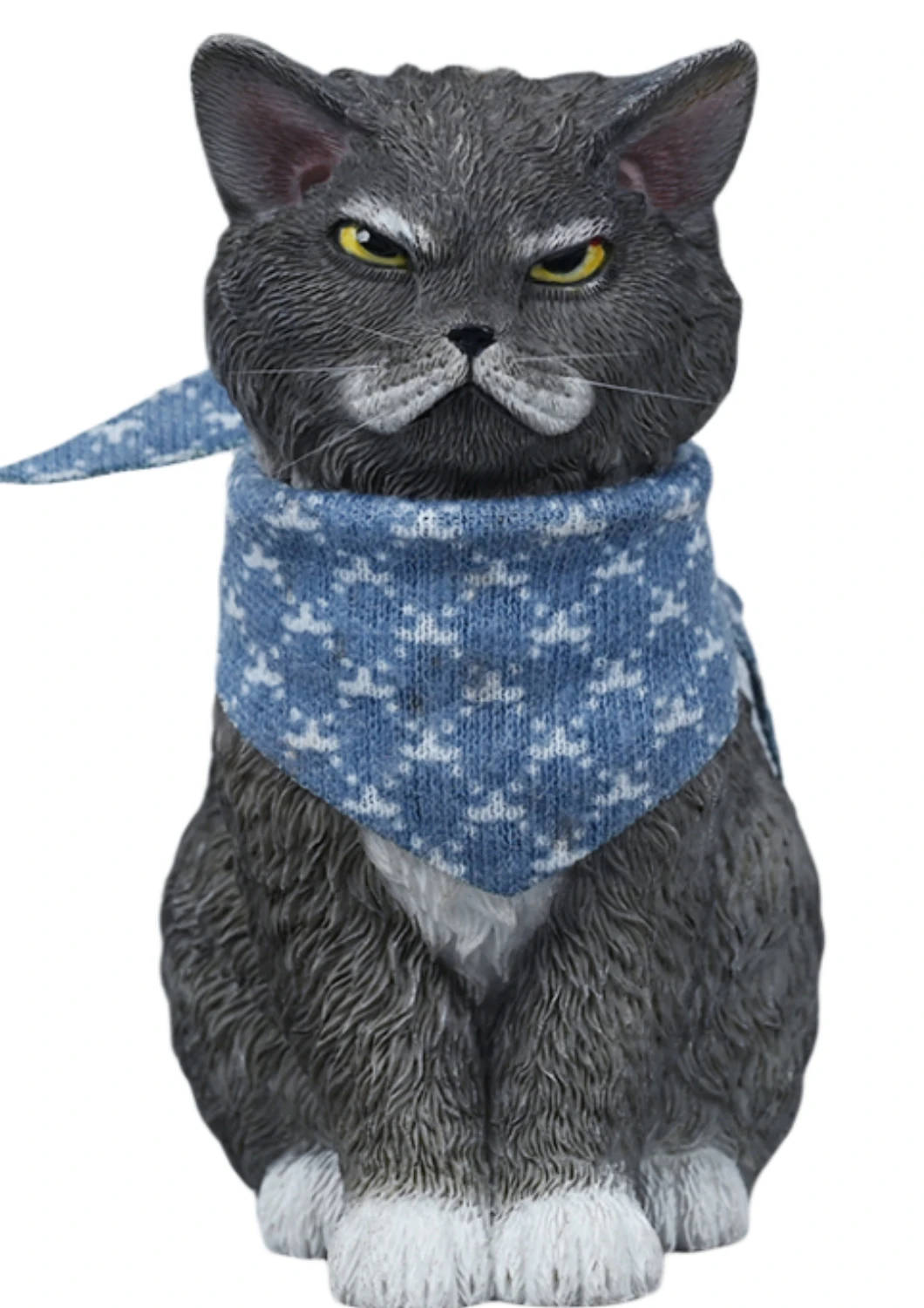 Figura de animal 1:6 expertemente pintada a mano de HiPlay JXK Selkirk Rex