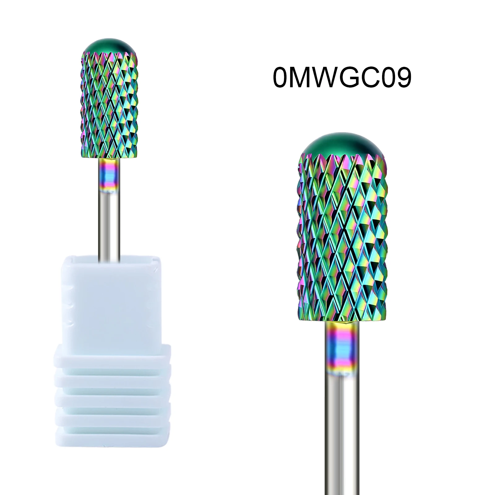 Neue schillernde Nagelhaut-Nagelbohrer aus Wolframstahl, unter dem Nagelreiniger abgestorbener Nagel vorbereiten 3/32 Zoll für elektrische Nagelfeile