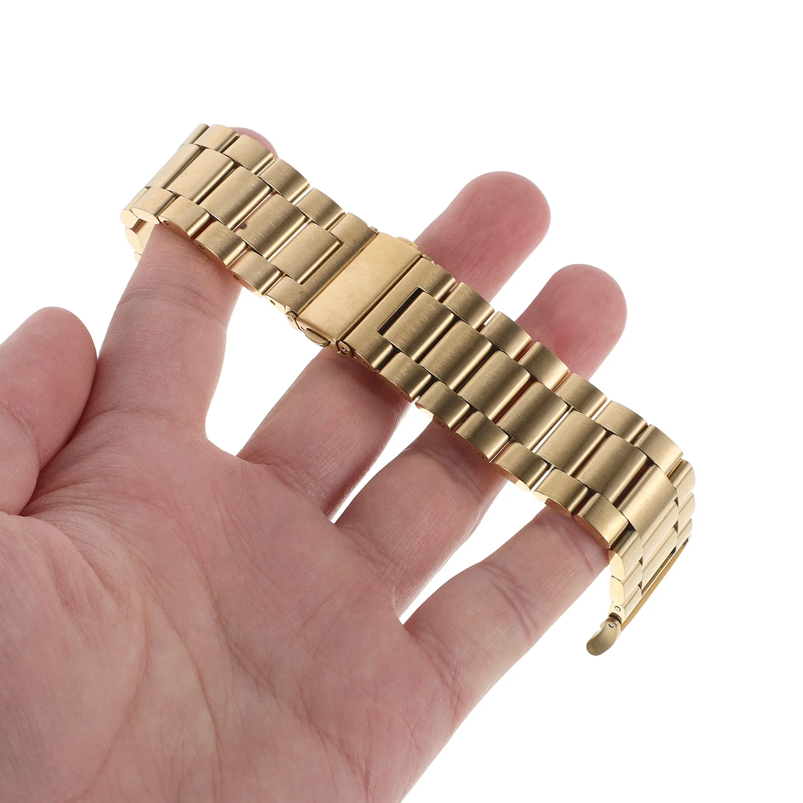 

Metal Bracelet Strap Replacement Watch Band Modern Gold Steel Mesh Strap Compatible Watch 8 Present for Him Parties