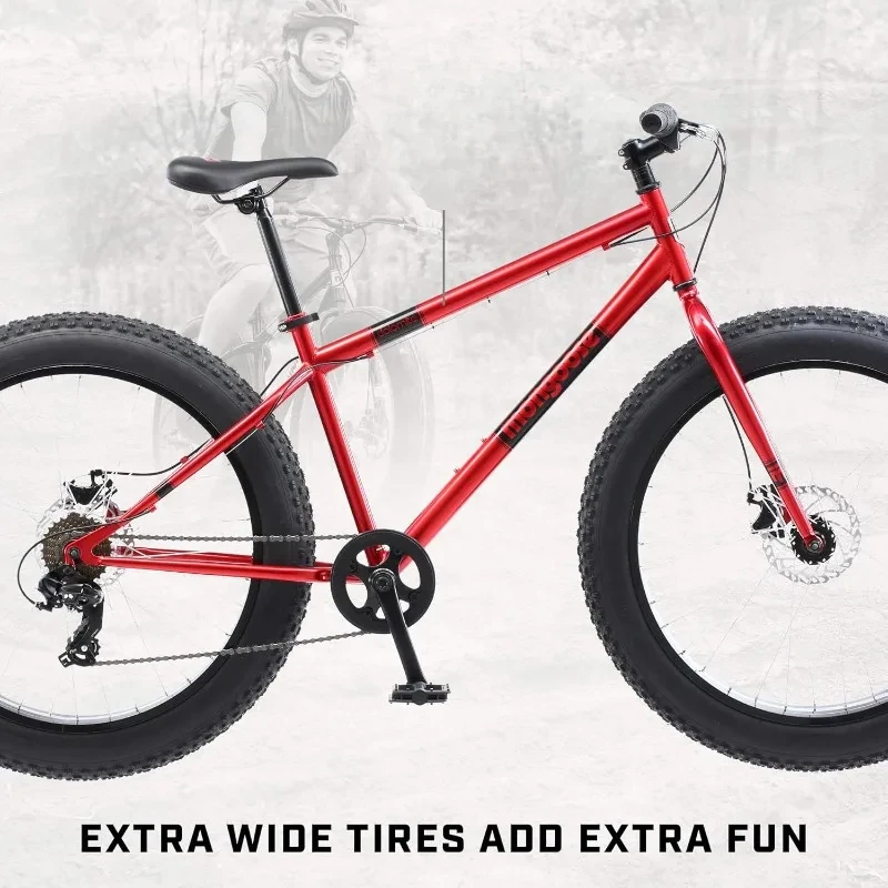 Fat tire mountain bike for adult men and women