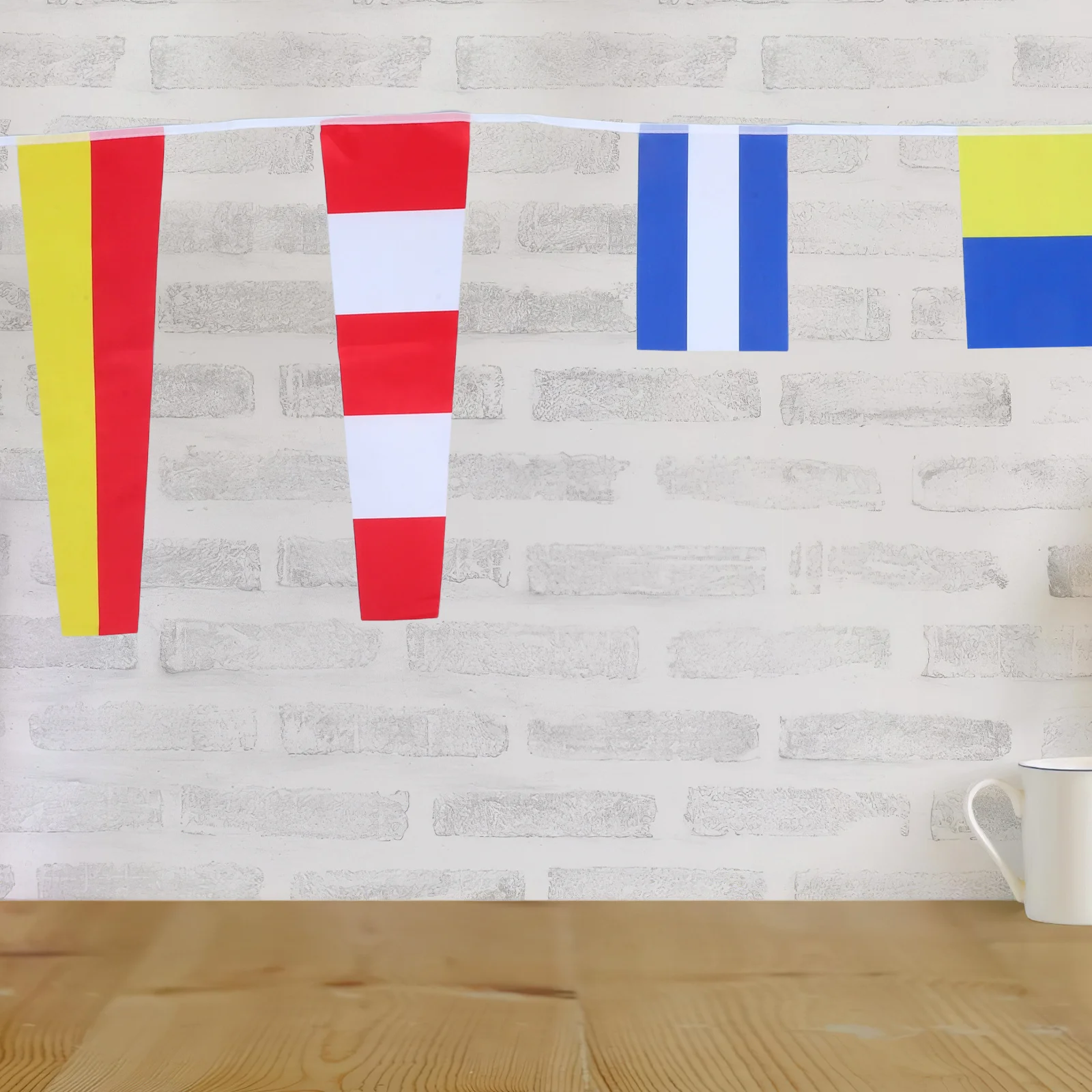 

Nautical Signal Flag Set Weatherproof Marine Flags International Ship Code Flags Bright Colorful Boat Signal Code Banner Outdoor