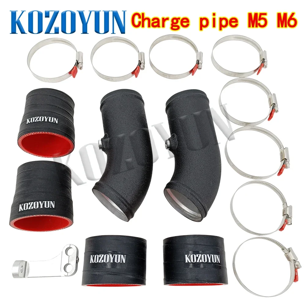 Turbo Intake Charge Pipe kit For BMW M5 M6 F10 F06 F12 F13 S63 4.4L V8 2012-2016