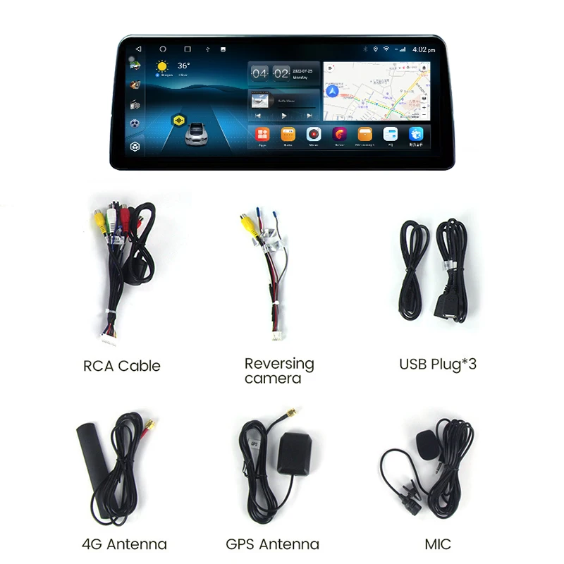 

Latest Car Multimedia Radio Player 12.3'' 6+128G Android 12 Car Stereo Audio 2017-2022 Carplay Touch Screen