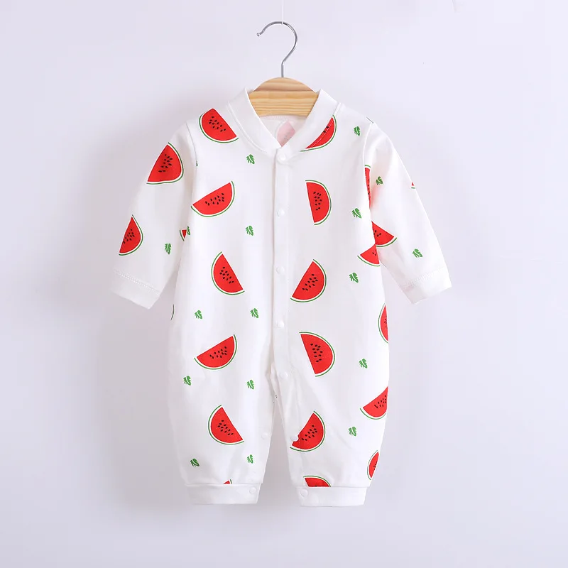 2024 New Spring Baby Clothing Newborn Boys Girls Long sleeved Climbing Clothing Baby Jumpsuit Romper 0-12month