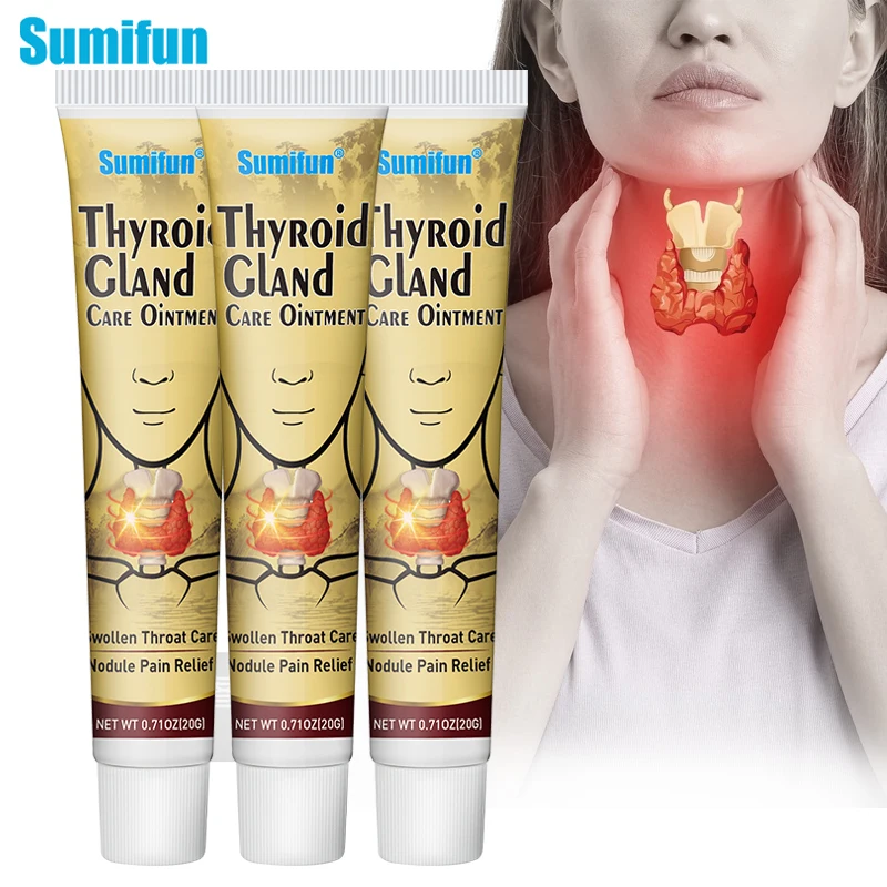 

20g Thyroid Gland Treatment Cream Thyroid Nodule Hyperthyroidism Anti-Swelling Neck Ointment Sore Throat Goiter Medical Plaster