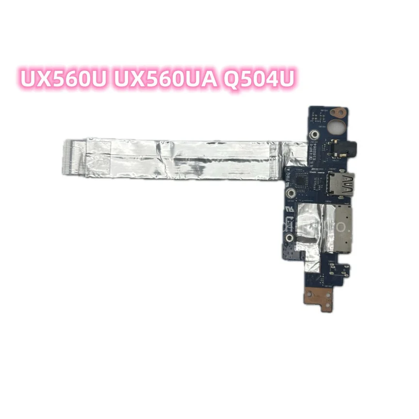 لوحة IO لقارئ بطاقة ASUS ، USB ، SD ، لوحة منفذ مع كابل ، صوت ، UX560U ، UX560UA ، Q504U