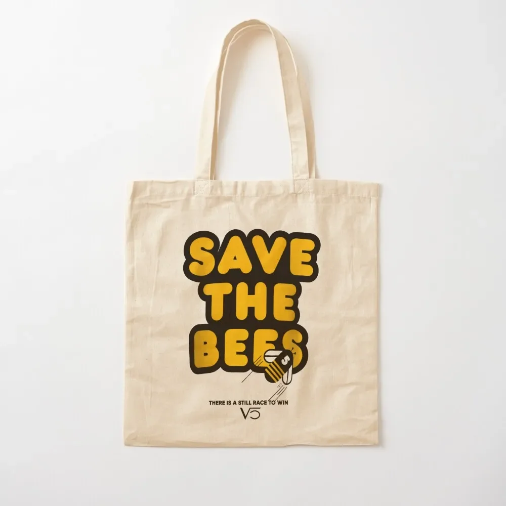 

Sebastian Vettel Save the bees design Tote Bag cute tote Customizable Cloth Large bags for women