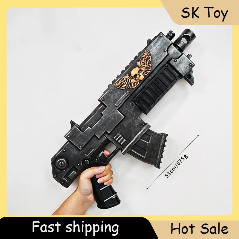 

51 см бластер, игрушечный пистолет, реквизит, фигурка, игровая периферия, модель из искусственного материала, украшения для ролевых игр, подарки на Хэллоуин, фигурка