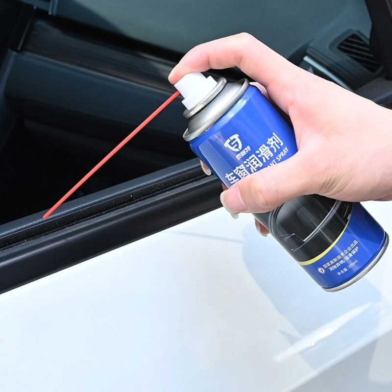 

200ml Car Window Lubricant Auto Maintenance Eco-friendly Formula Noise Canceling GTWS