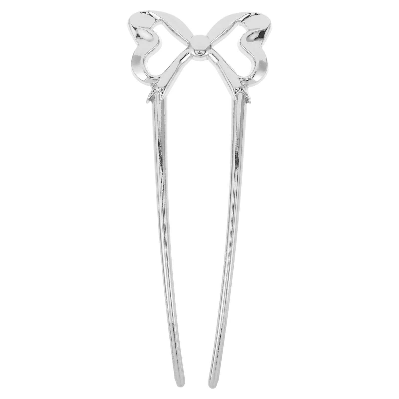 

Metal Hairpin U Shaped Hair Bows Clips Pins for Women Styling Thick Hair Long Forks Silver Practical Material Glamour Hairstyle