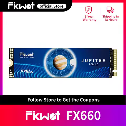 Fikwot FX660 M.2 2280 SSD nvme PCIe4.0 5200MB/s 3D NAND QLC 1TB 2TB solid state drive ssd for PC laptop desktop PS5