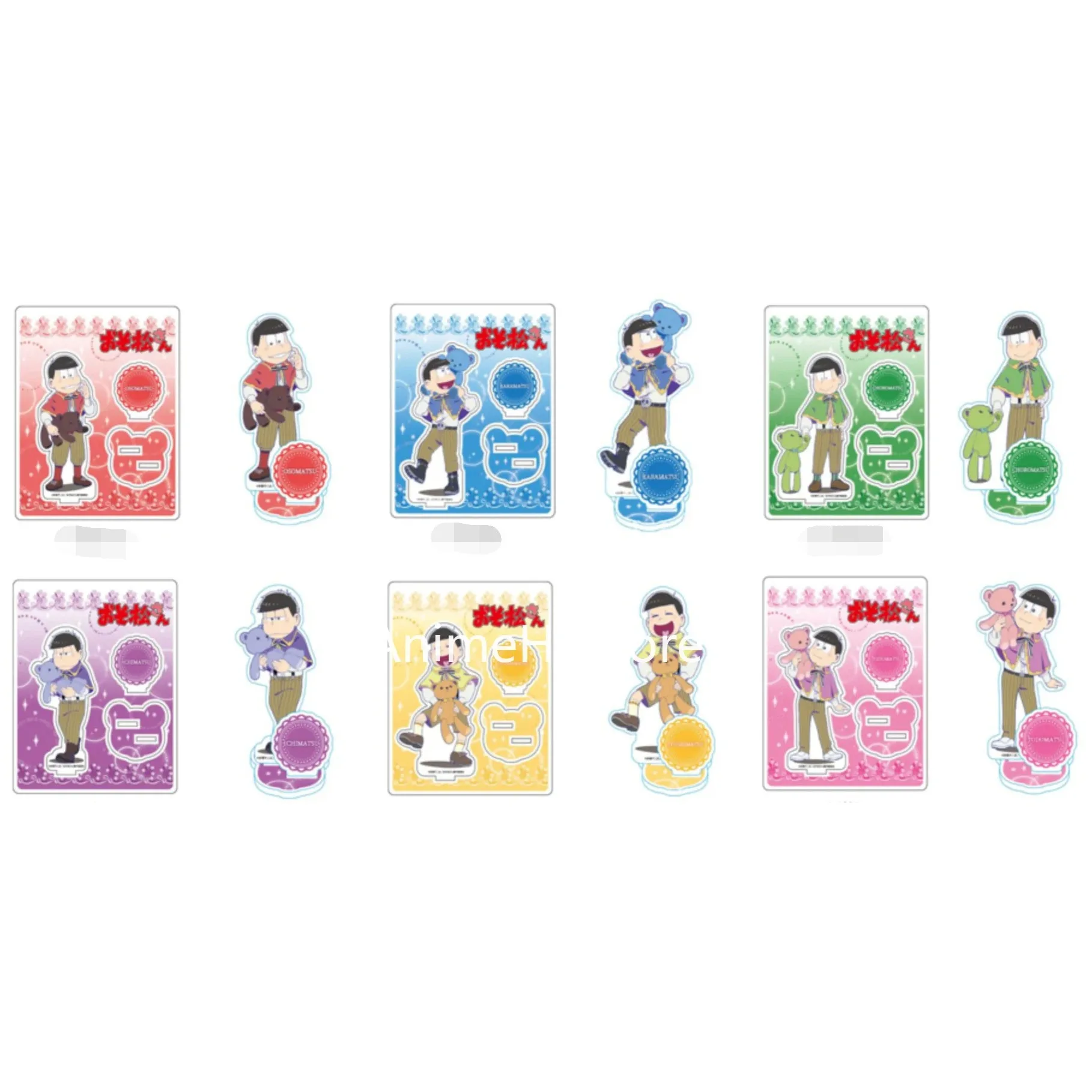 Аниме Karamatsu Choromatsu Ichimatsu Jyushimatsu Todomatsu искусственная игрушечная фигурка кукла для подарка