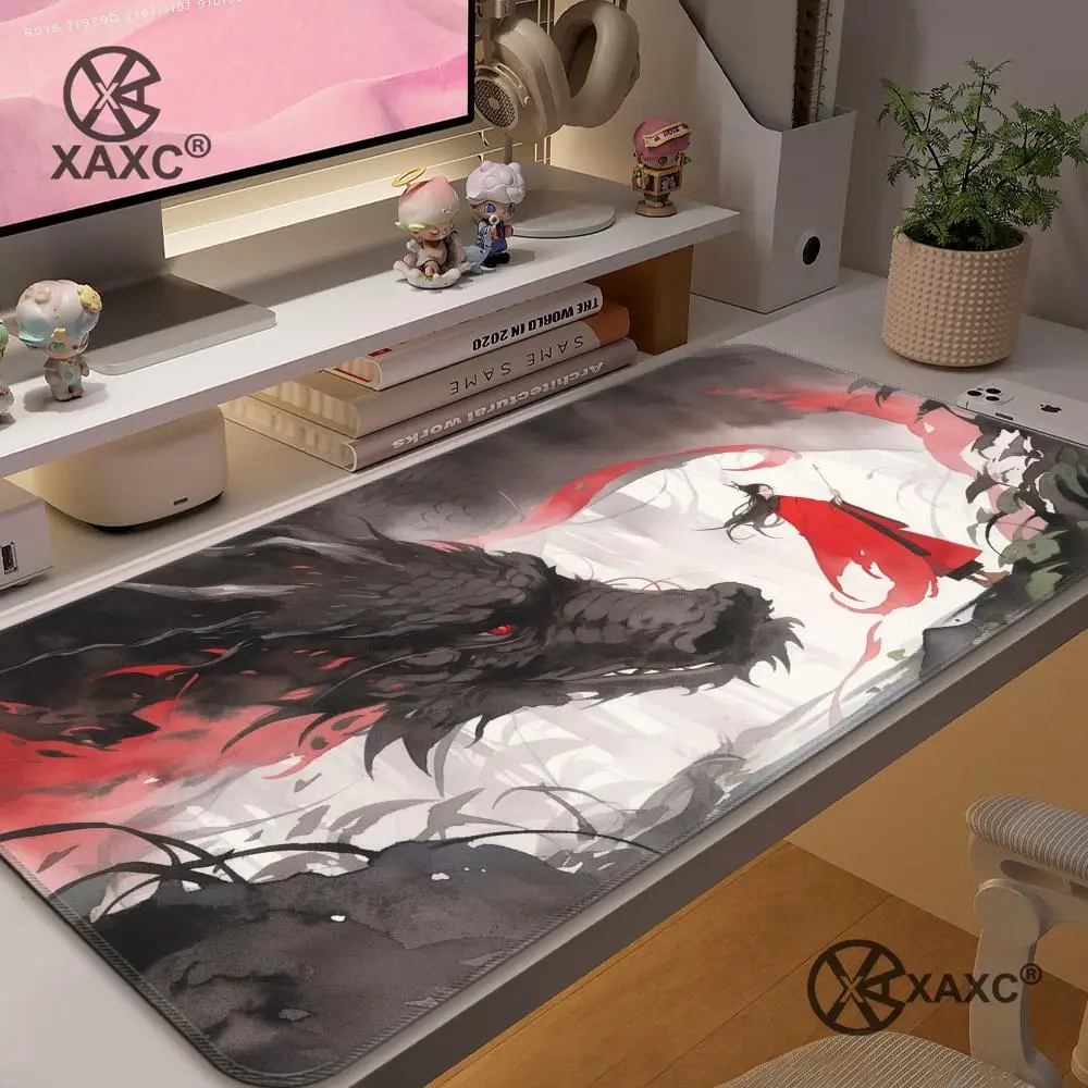 

Chinese Martial Arts Gamer XAXC Mouse Pad large keyboard mouse desk pad non-slip rubber gaming mouse pad laptop mouse carpet