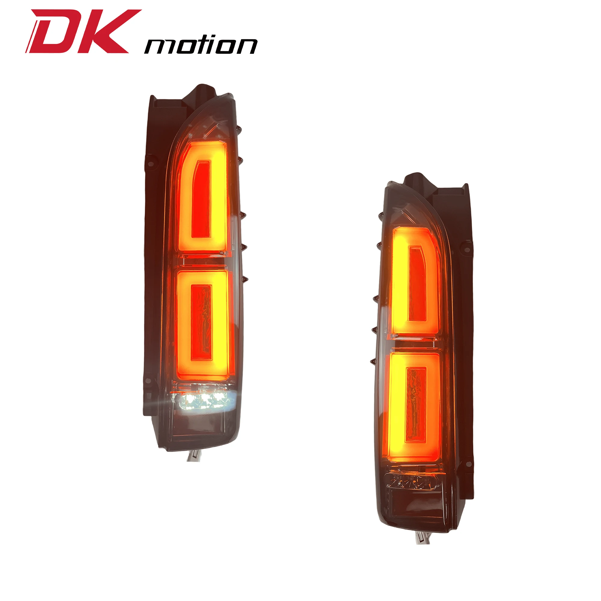 

DK Motion Car Tail Light Assembly For Toyota 200 Series HIACE 2005-2019 LED Brake Signal Light Tuning Parts Car Rear Lamp