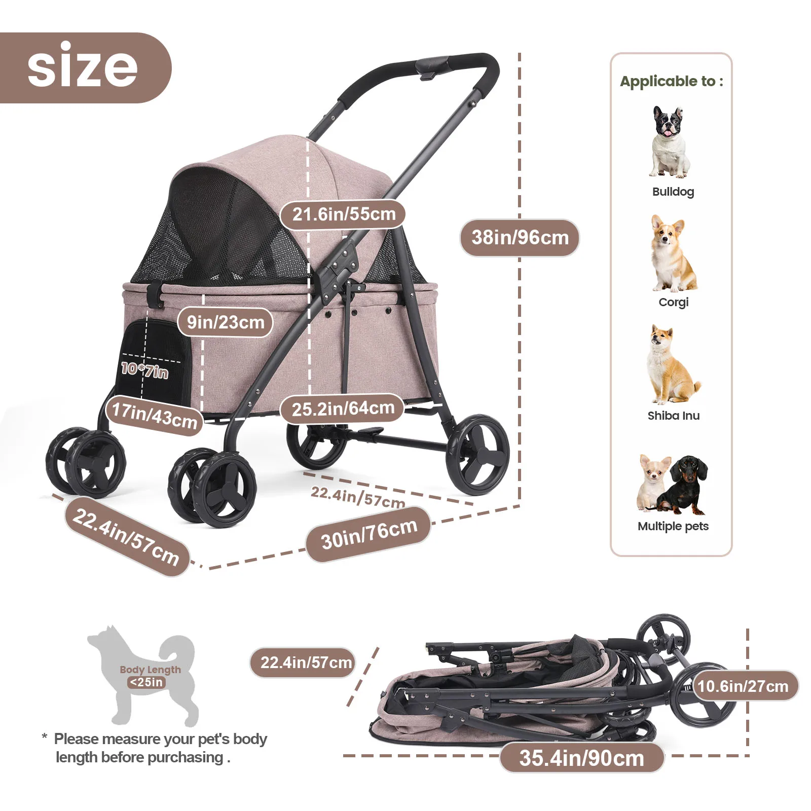 Thumbnail 3 - #39 Low Cost Pet Strollers That Work