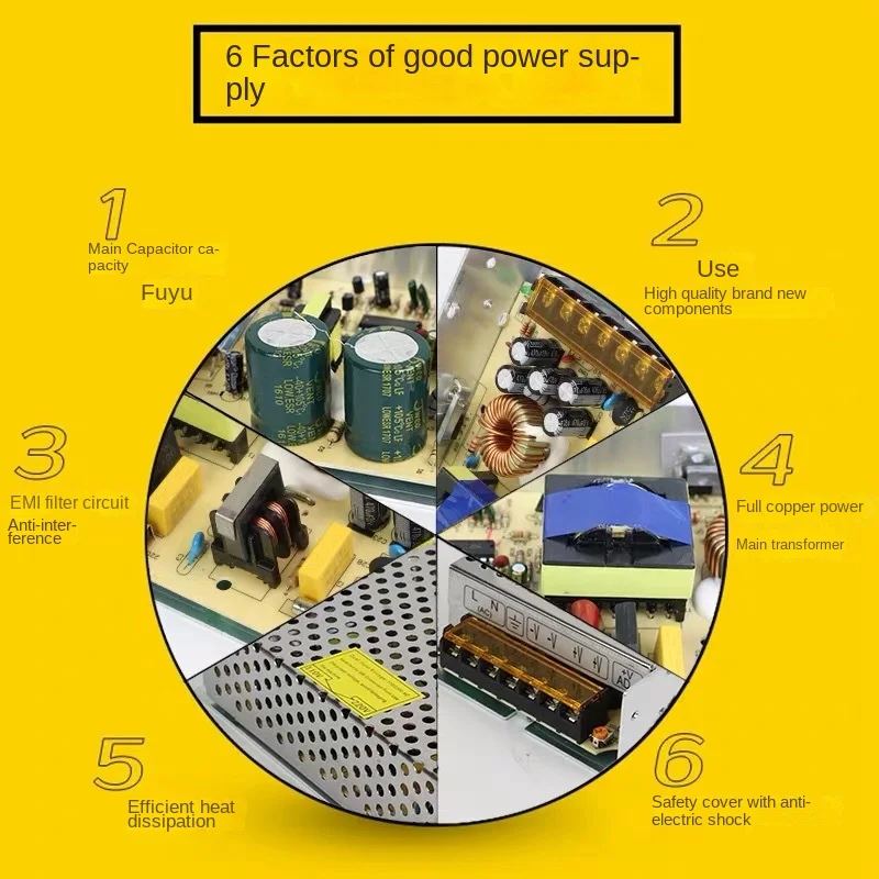 DC  12V 24V Switching Power Supply 25A 30A 33.3A 41.6A 50A 60A 62.5A 66.67A 75A 83.3A 100A Transformer Power Adapter