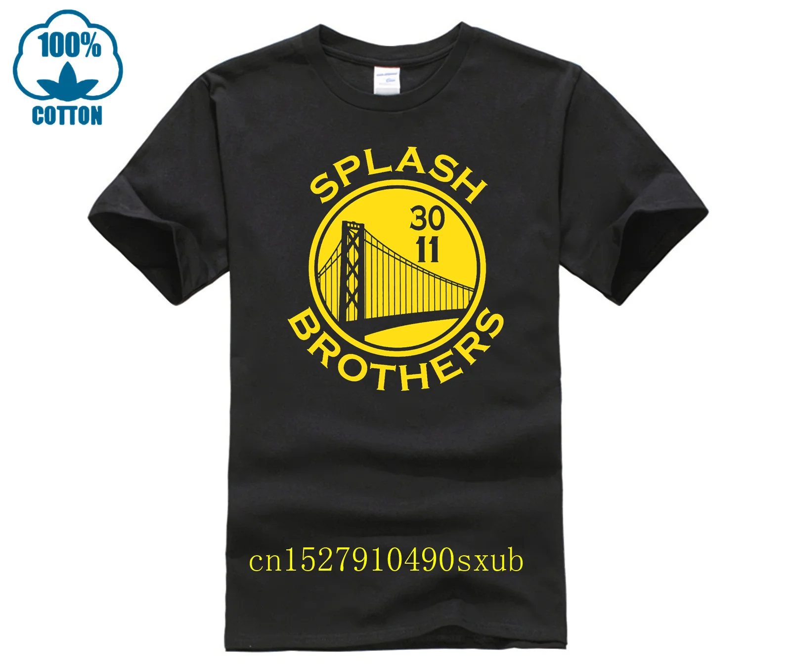 تي شيرت بتصميم دفقة الدولة الذهبية للرجال ، تخفيض كبير ، تي شيرت فائق الإبداع #1