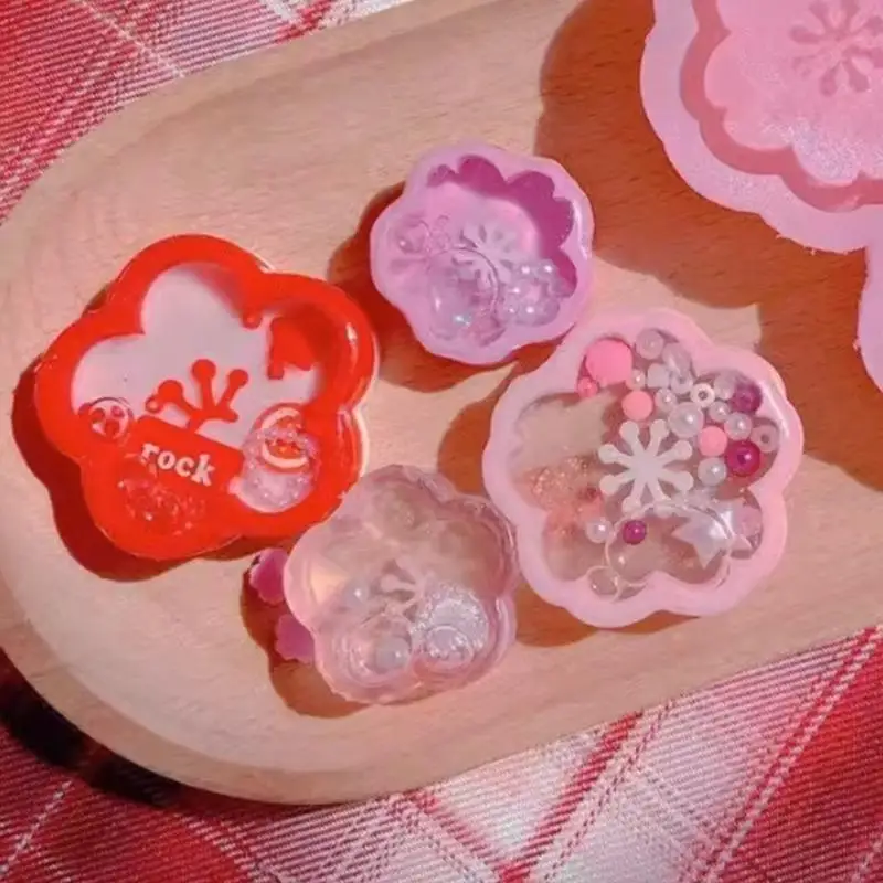 A52E Diy Epoxy Liebe Ornament Treibsand Form Tropfen Kleber Silikon Hausgemachte Form – Detail 5