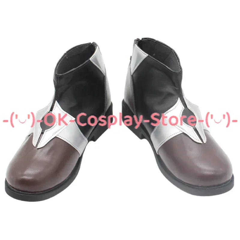 Jeu Honkai Star Rail Sampo Koski Cosplay Chaussures en cuir PU, Bottes de fête d'Halloween, Accessoire, Sur mesure