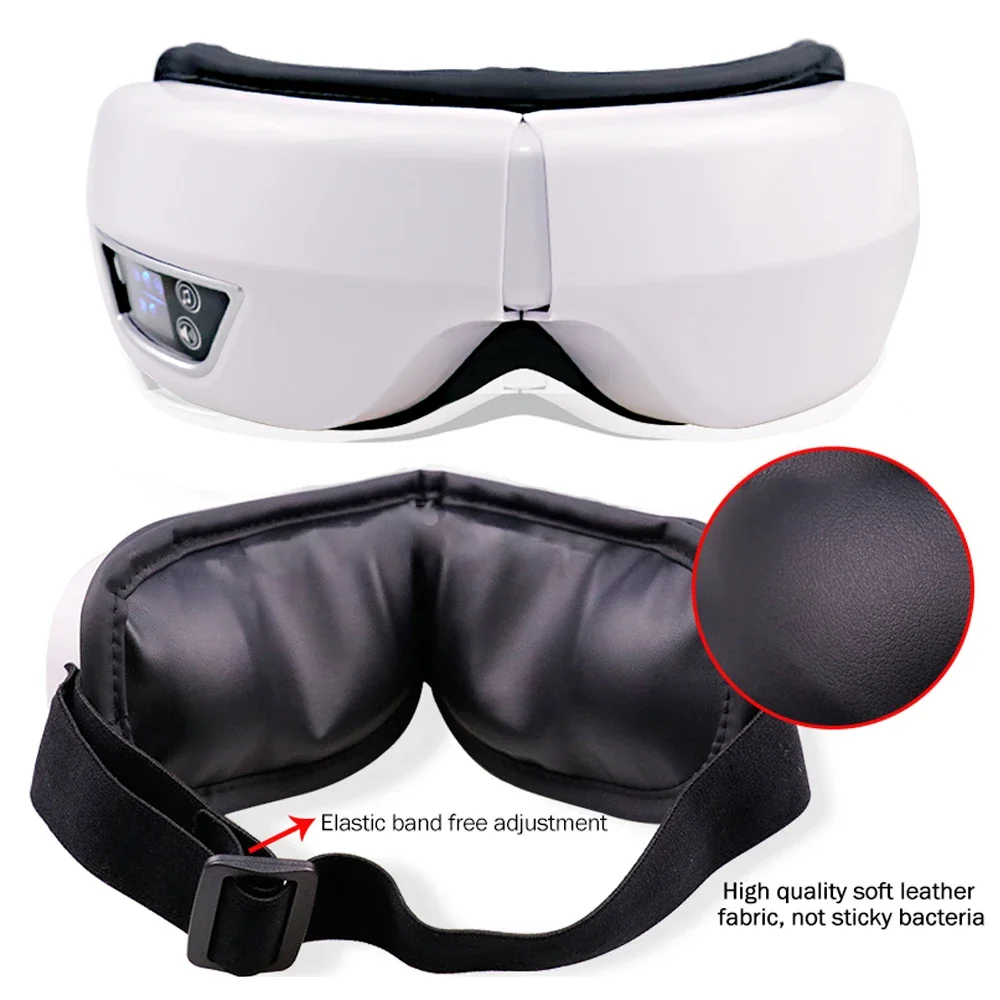 

Masajeador de Ojos con Calor y Música Bluetooth Smart Air Compression Eye Massager for Fatigue Relief Christmas Gift Sleep Mask