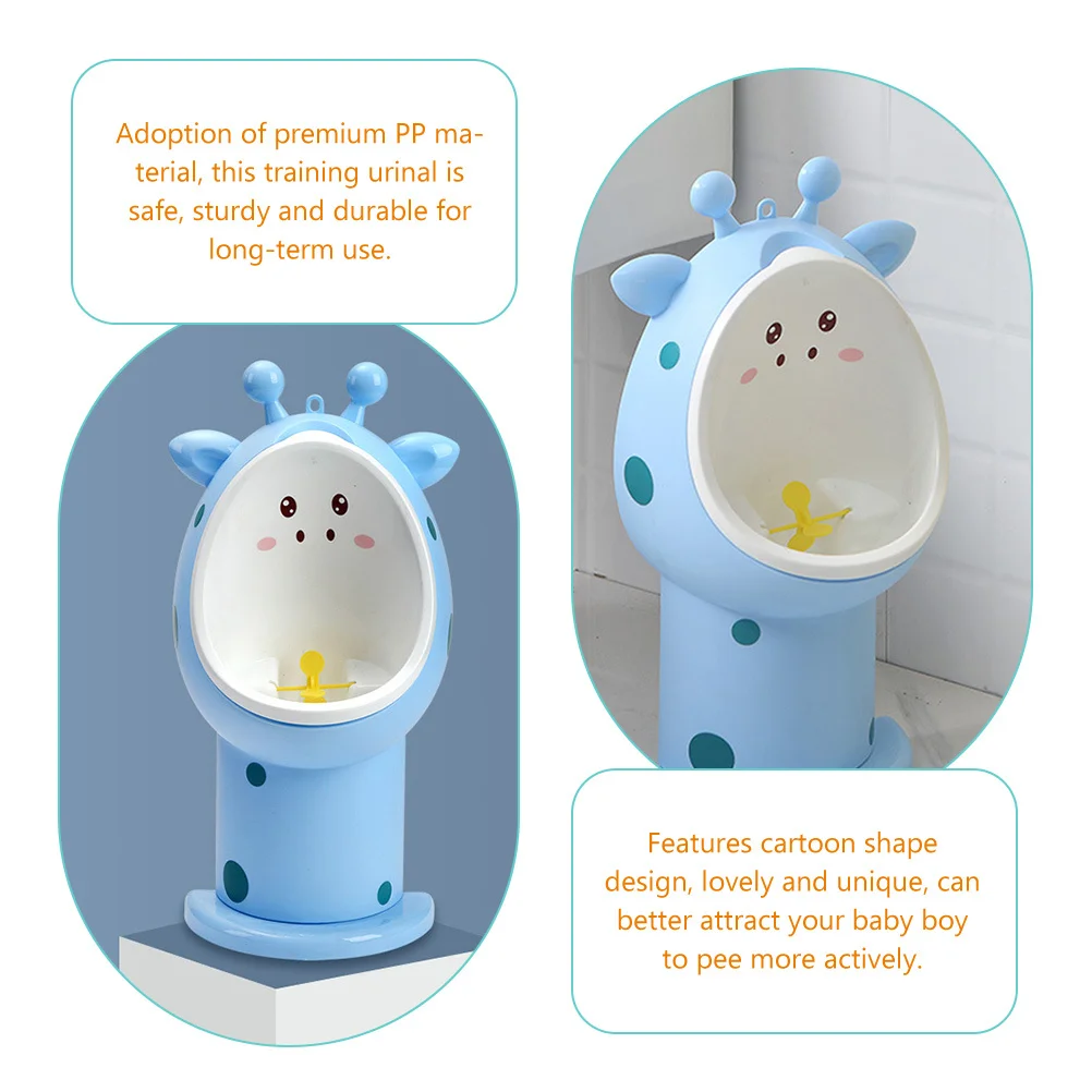 

Boys Urinal Potty Cartoon Design Anti-Splash Toddler Training Toilet Split Detachable Kids Portable Potty For Toddler Boys