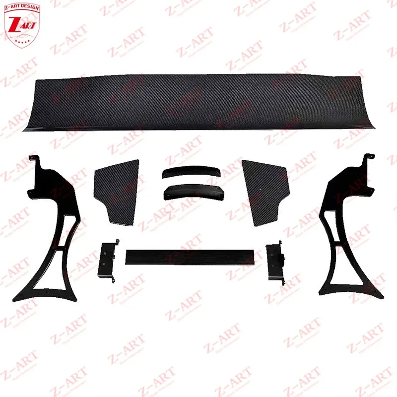 Z-ART 458 جناح خلفي من ألياف الكربون الجاف لسيارة فيراري 458 Prepreg جناح خلفي من ألياف الكربون #2