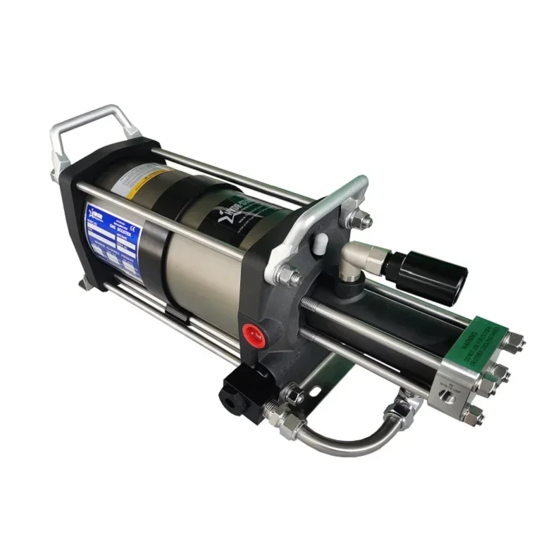 AGB06-2S-60 62-138 Mpa Small Single Acting Pneumatic Driven Oxygen Gas Booster Pump