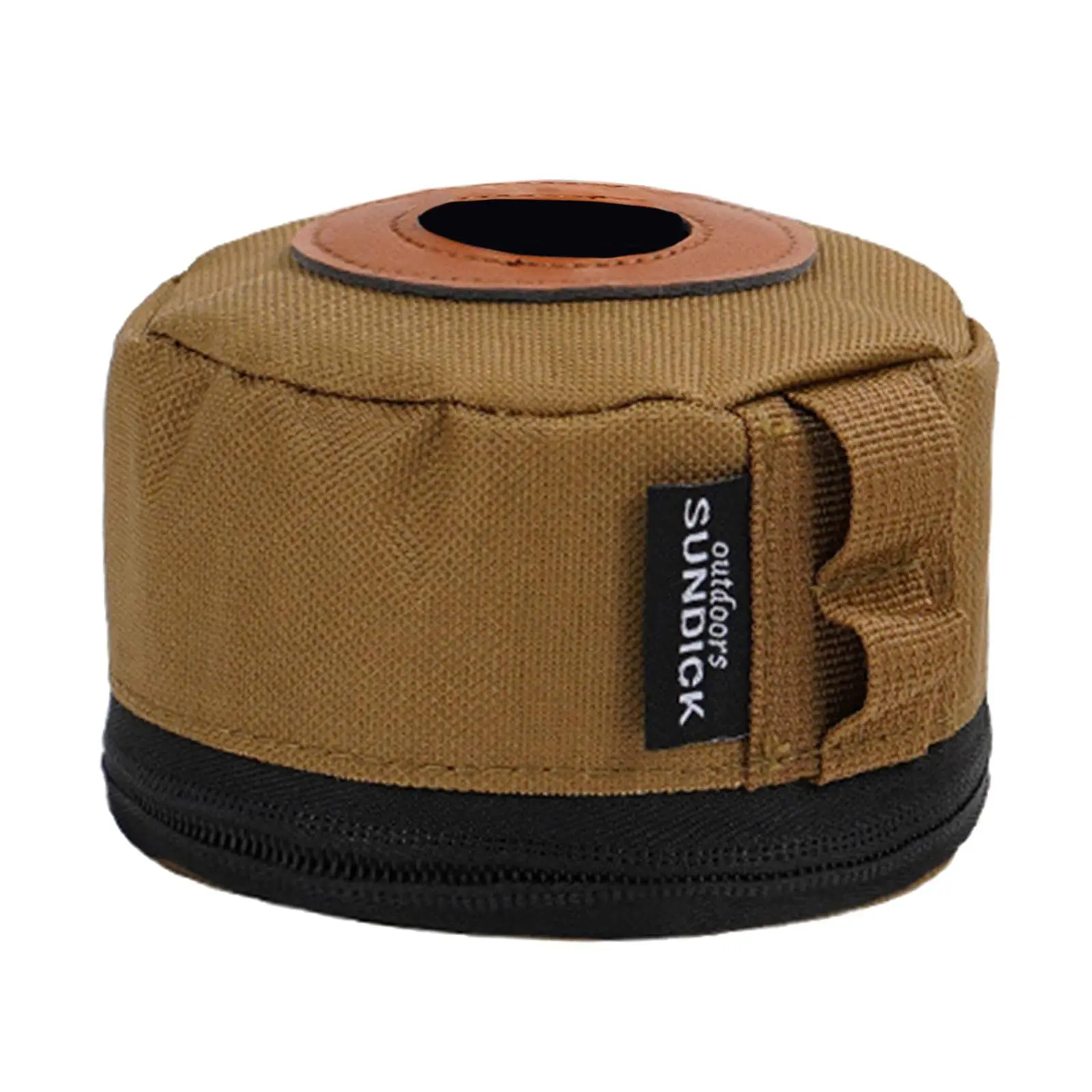 Portable Gas ive Case Fuel Cylinder Oxford Cloth Canister Storage Cover for Travel Accessories BBQ Picnic Hiking, Brown S