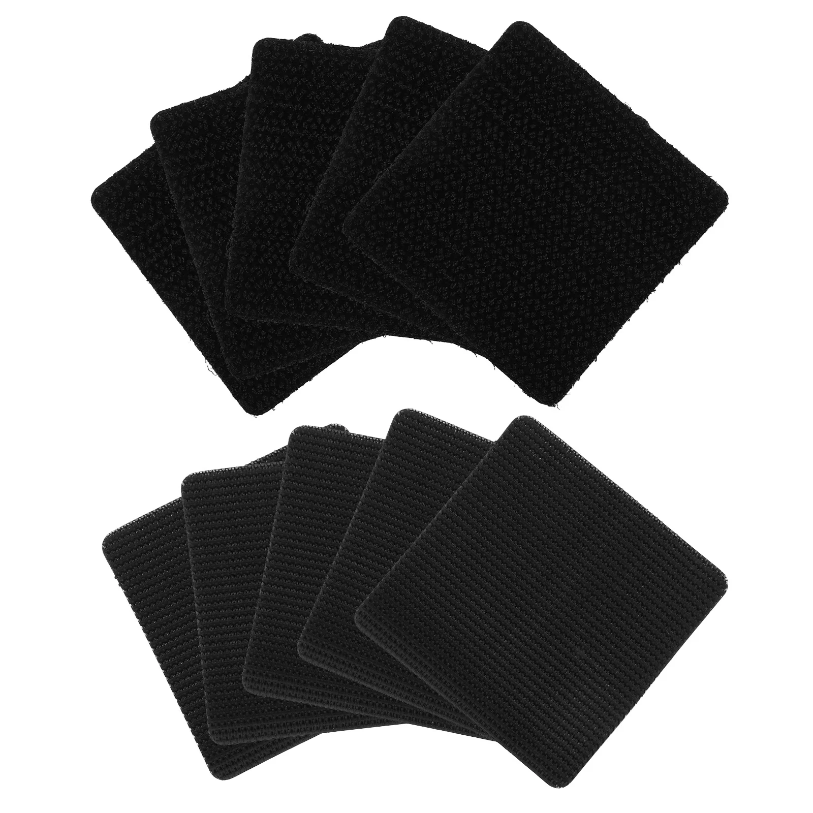 10 مجموعة سيارة الكلمة حصيرة تثبيت شريط لاصق هوك حلقة بقع للسيارات السجاد شاحنة سيارات الدفع الرباعي الحصير مقاوم للماء مقاومة للحرارة غير مرئية