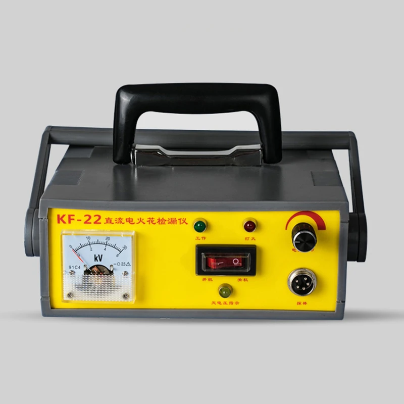 

KF-22 Electric Spark Leak Detector 0.05-10mm Rechargeable Holiday Detector Pinhole Tester Metal Anticorrosive Coating Testing