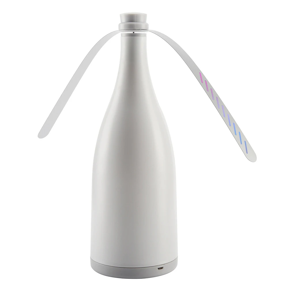 

Automatic Fly Repellent Fan Mute Lightweight Plastic Mosquito Repeller for Outdoor Dining Sunbathing Pool Deck Auto Stop Resume