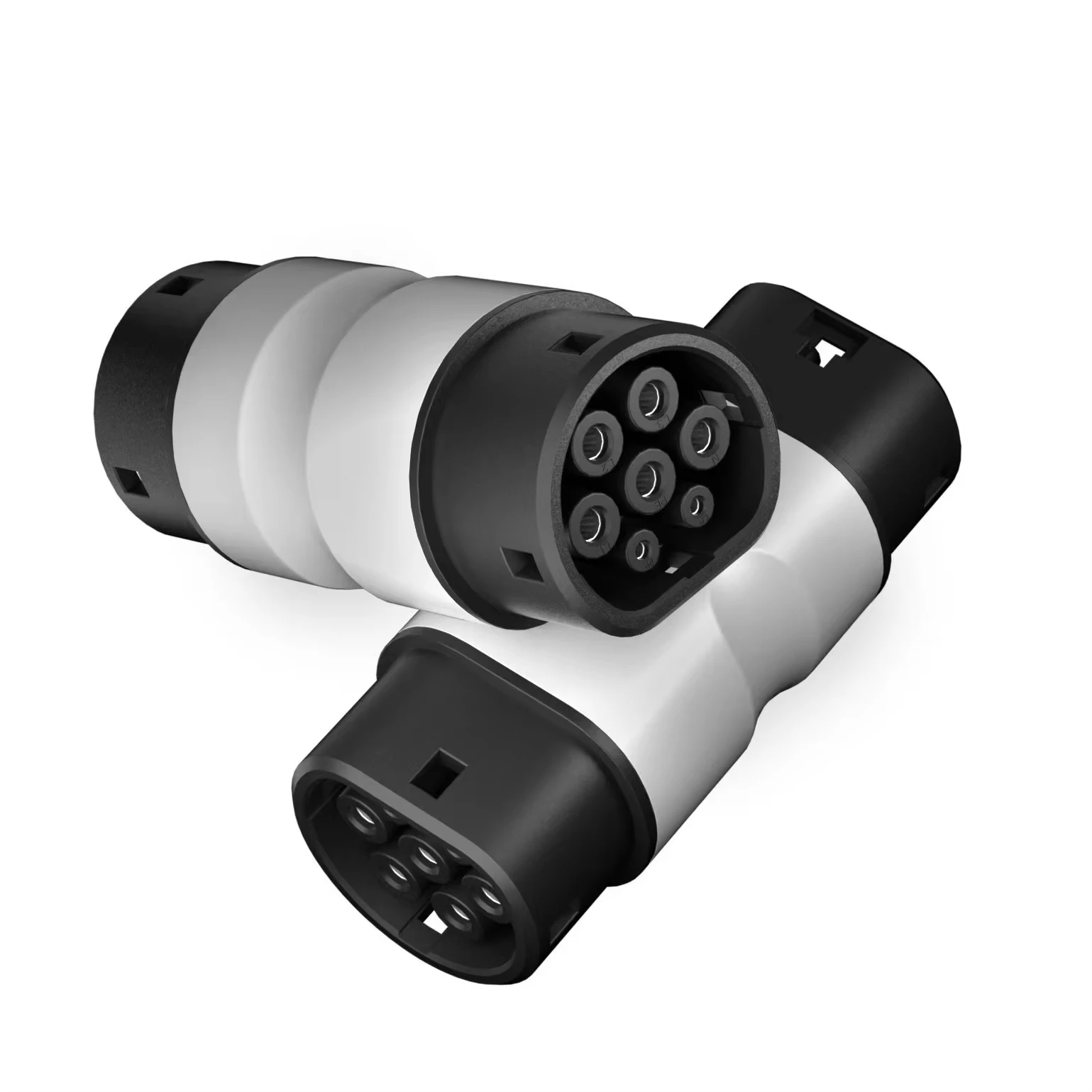 

New AC 32A Type 2 EV Charging Adapter With GBT Plug & Outlet For Electric Vehicles 22kW/7kW